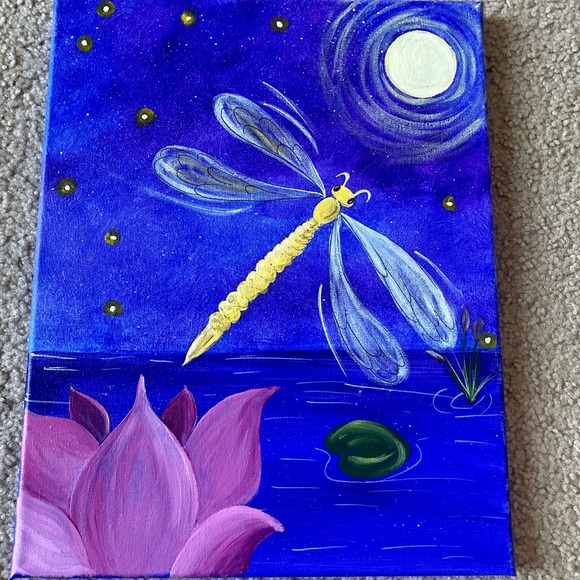 Dragonfly painting - Picture 4 of 4